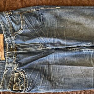 Rock & Roll Cowboy Men's Relaxed Fit Blue Jeans 32x34